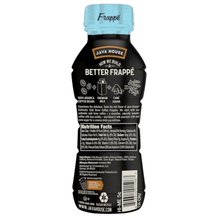 Javahouse Java House Authentic Cold Brew Vanilla Frappe 10 oz. RTD, PK12 F2B09061